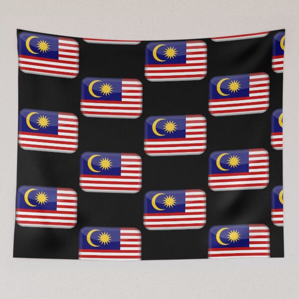 Item preview, Malaysian 3D Flag Malaysia Pride Design designed and sold by YAZ.