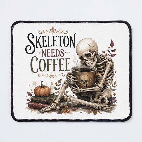 Item preview, Skeleton Needs Coffee designed and sold by RoyesButler.