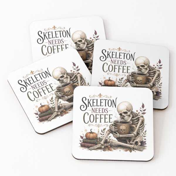 Item preview, Skeleton Needs Coffee designed and sold by RoyesButler.