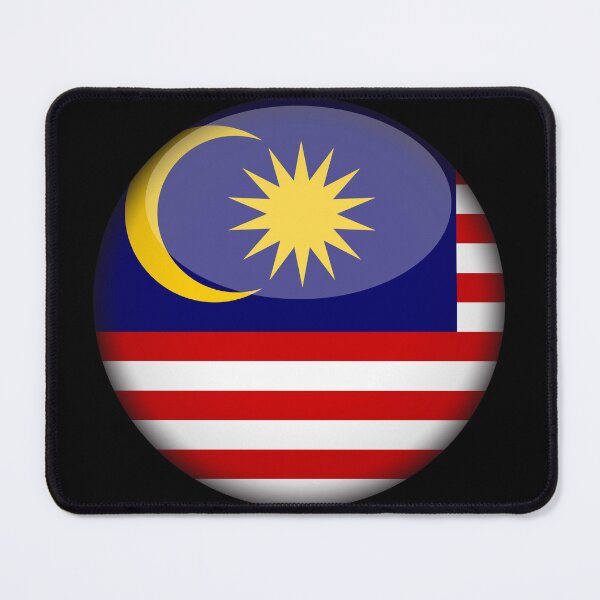Item preview, Malaysian 3D Round Flag Malaysia Pride Design designed and sold by YAZ.