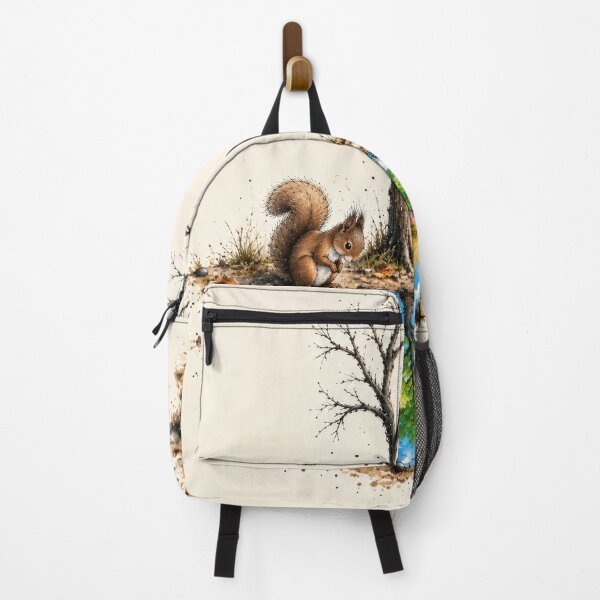 Item preview, Una ardilla mirando un charco otoñal. designed and sold by Maria Dryfhout.