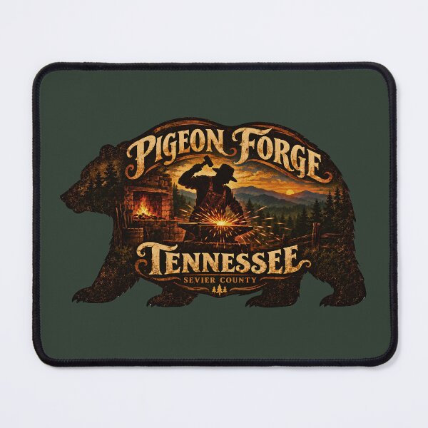 Item preview, Vintage Pigeon Forge Tennessee Black Bear Blacksmith Design designed and sold by Apex & Anthem .