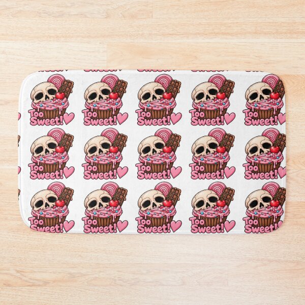 Item preview, Too Sweet! Cute Creepy Candy Skull Art designed and sold by Feral-Ink.