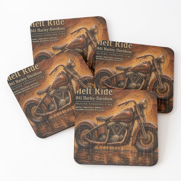 Artikelvorschau, Melt Ride: 1941 Harley‐Davidson – Rust Bronze Drip Series entworfen und verkauft von kevnmel1964.