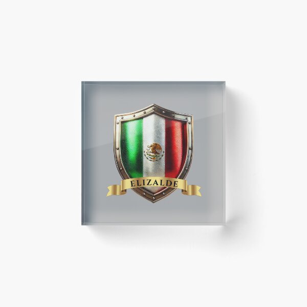 Item preview, Elizalde Mexican Heritage Crest Shield designed and sold by Highlandkings.