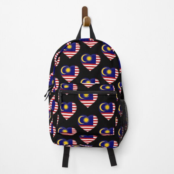 Item preview, Malaysian 3D Flag Heart Malaysia Love Design designed and sold by YAZ.