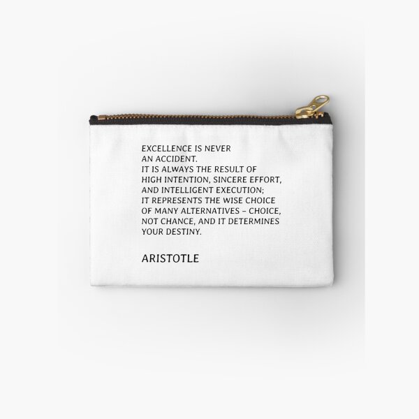 Item preview, Aristotle quotes - Excellence is never an accident  designed and sold by Inspirationmotivation.
