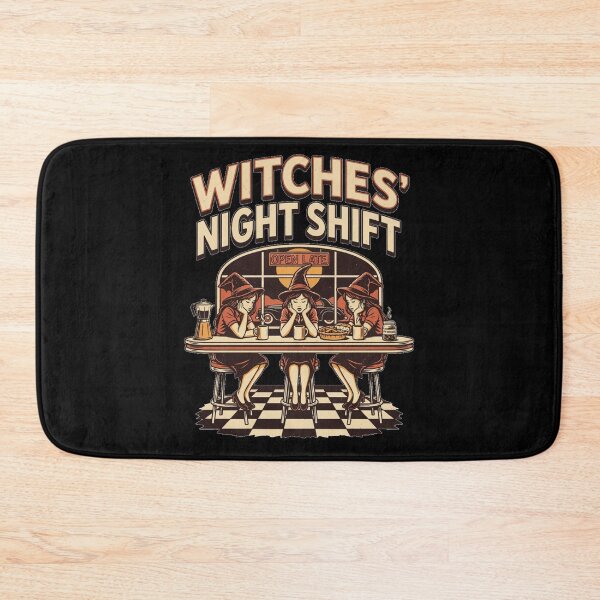 Item preview, Halloween Witches Diner – Witches’ Night Shift designed and sold by No Excuses Supply.