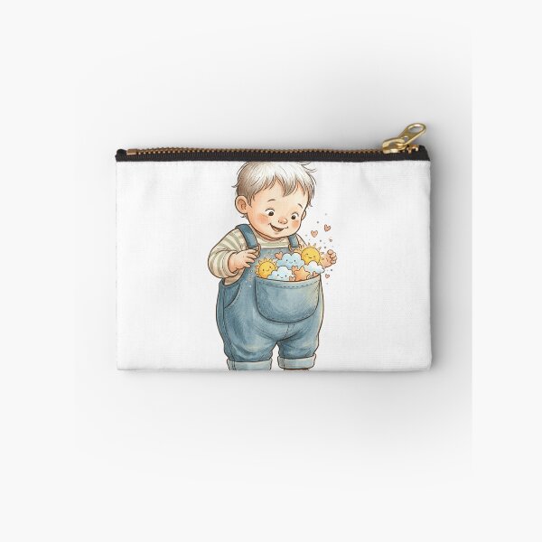 Item preview, Pocket Full Of Sunshine Cute Baby Overalls Storybook Watercolor Art designed and sold by mood-draftsman.