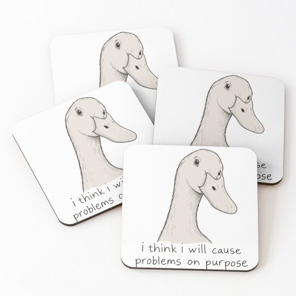 Item preview, I Think I Will Cause Problems on Purpose – Silly Goose designed and sold by H-Tsvetkova.