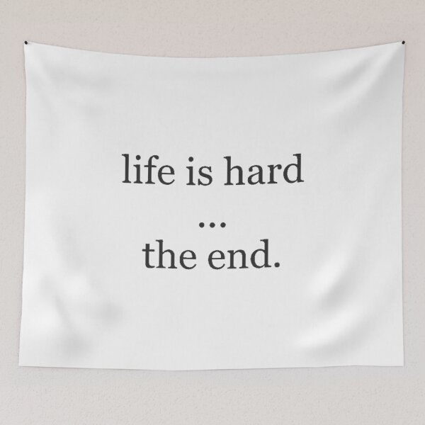 Item preview, Life is hard designed and sold by LoveofLemons.