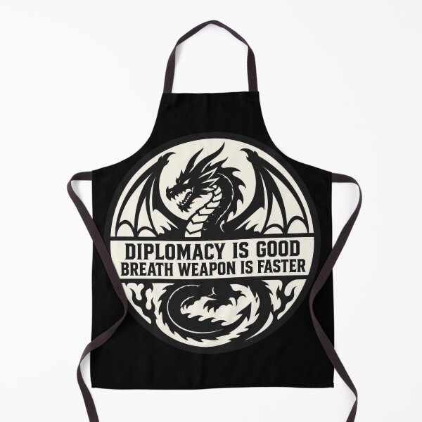 Item preview, Dragon Diplomacy Breath Weapon - Split Silhouette RPG Decal designed and sold by Dice_Goblin_Studio.
