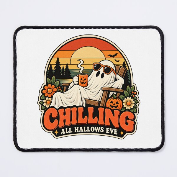 Item preview, Happy Halloween chilling designed and sold by DailyQuestPrint.