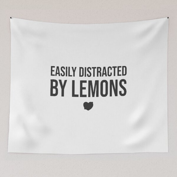 Item preview, Easily distracted by lemons designed and sold by LoveofLemons.