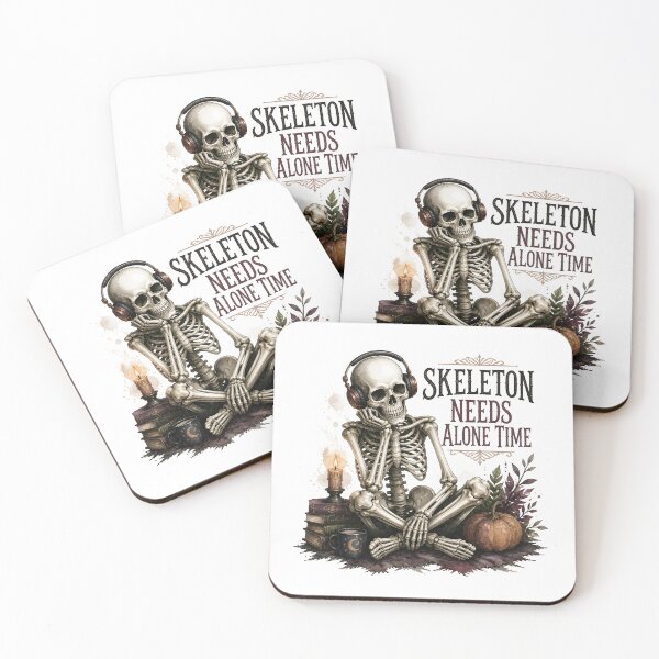 Item preview, Skeleton Needs Alone Time designed and sold by RoyesButler.