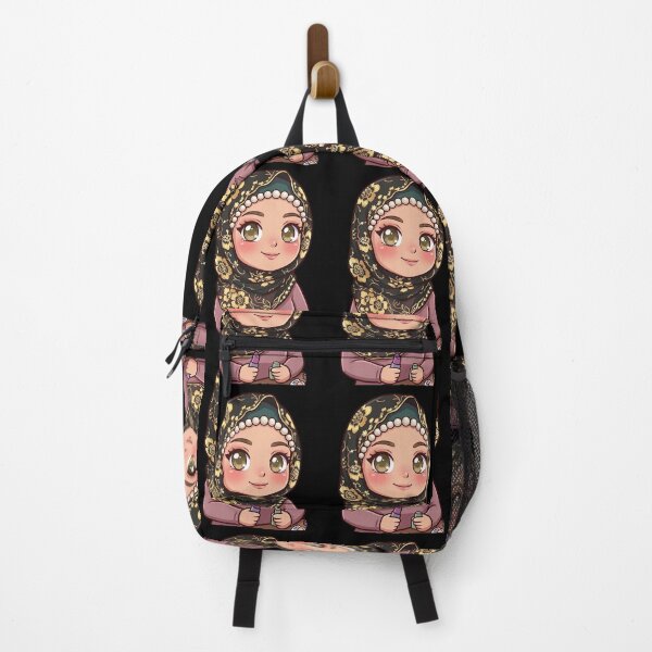 Item preview, Pink Hijab ChibiArt designed and sold by TheModernMuslimchibi&more .