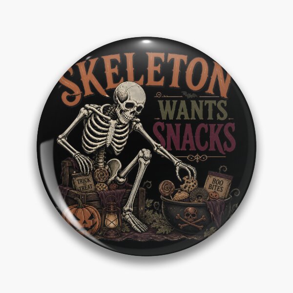 Item preview, Skeleton Wants Snacks designed and sold by RoyesButler.