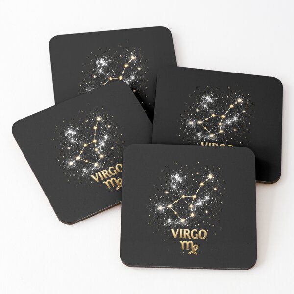 Item preview, Virgo Zodiac Constellation – Golden Stars Celestial Astrology Design designed and sold by Classic Chaos Creations.