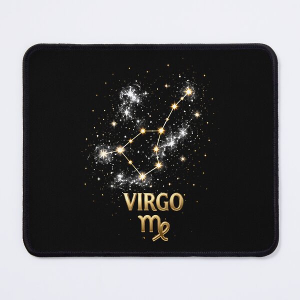 Item preview, Virgo Zodiac Constellation – Golden Stars Celestial Astrology Design designed and sold by Classic Chaos Creations.