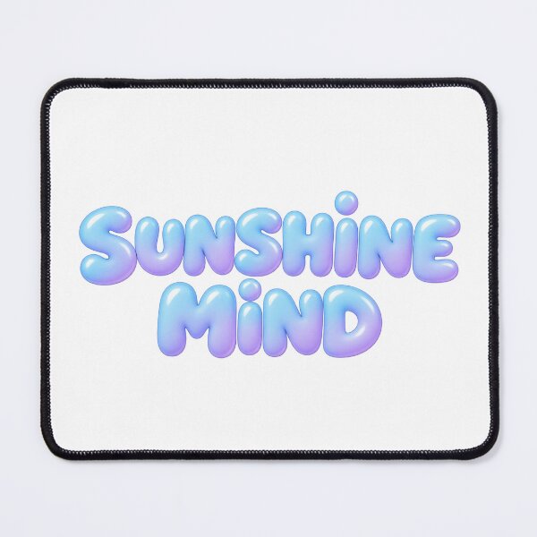 Item preview, Sunshine Mind Pastel Bubble Text designed and sold by Inkworksbyshery.