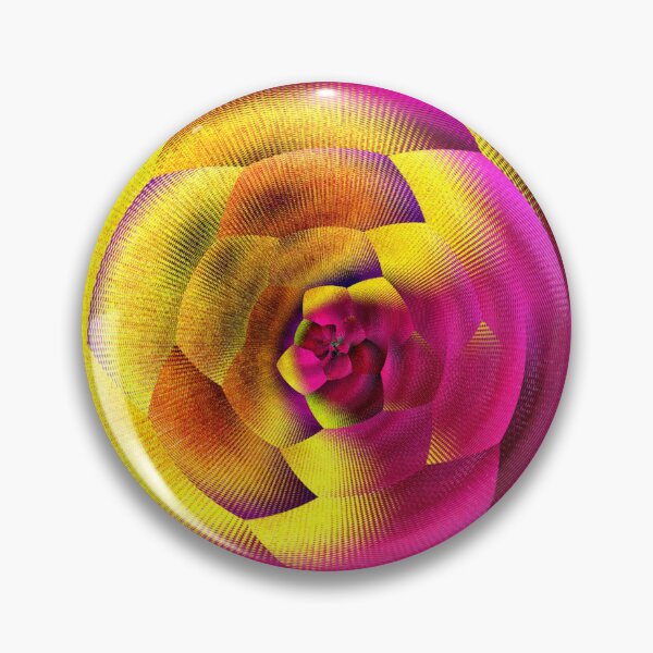 Item preview, Magenta and Gold Floral Spiral designed and sold by SilentBloomLab.