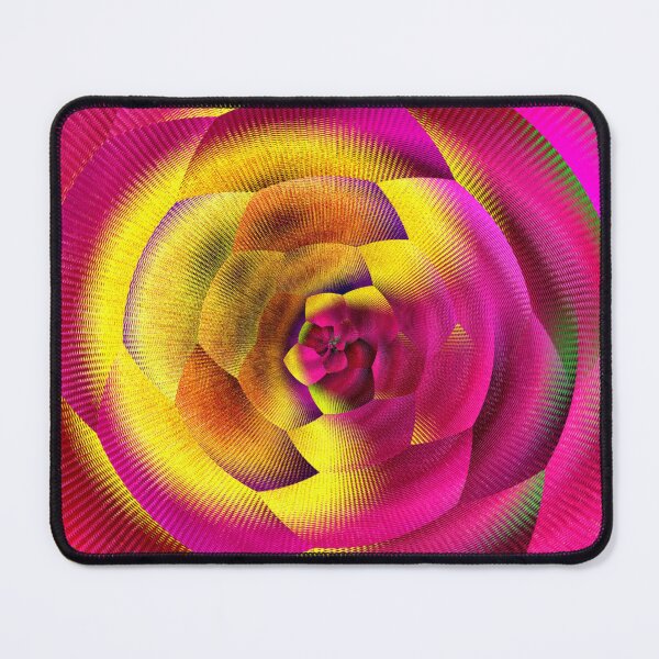 Item preview, Magenta and Gold Floral Spiral designed and sold by SilentBloomLab.