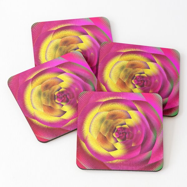 Item preview, Magenta and Gold Floral Spiral designed and sold by SilentBloomLab.