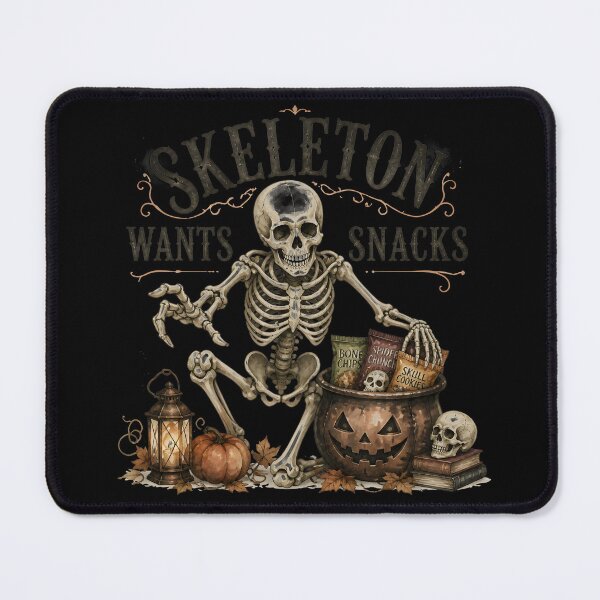 Item preview, Skeleton Wants Snacks designed and sold by RoyesButler.
