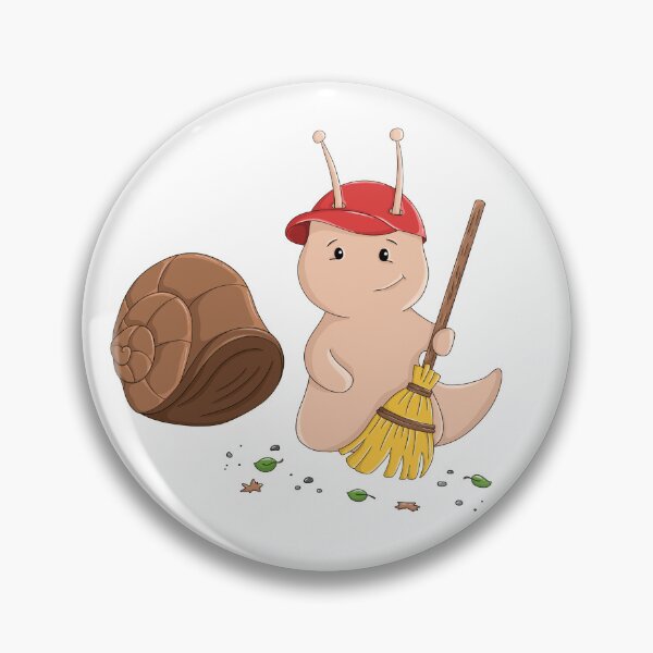 Item preview, Sweep the Mess Feel Less Stress – Cleaning Snail designed and sold by OKartashova.