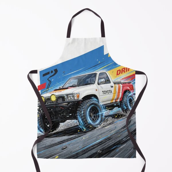 Item preview, Retro Drift Pickup Truck - 90s Japanese Off Road Racing Art designed and sold by redkat-4.