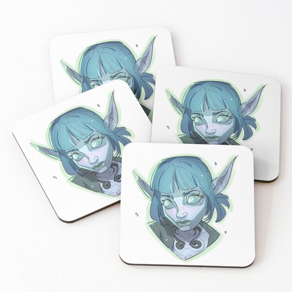 Item preview, Elf portrait designed and sold by Artofbouboulonlon.