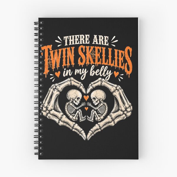 Item preview, Twin Skeletons in My Belly Gothic Halloween Romance designed and sold by anapldv.