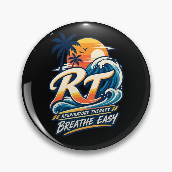 Item preview, Vintage RT Respiratory Therapist Sunset Beach designed and sold by ClinicalHubs.