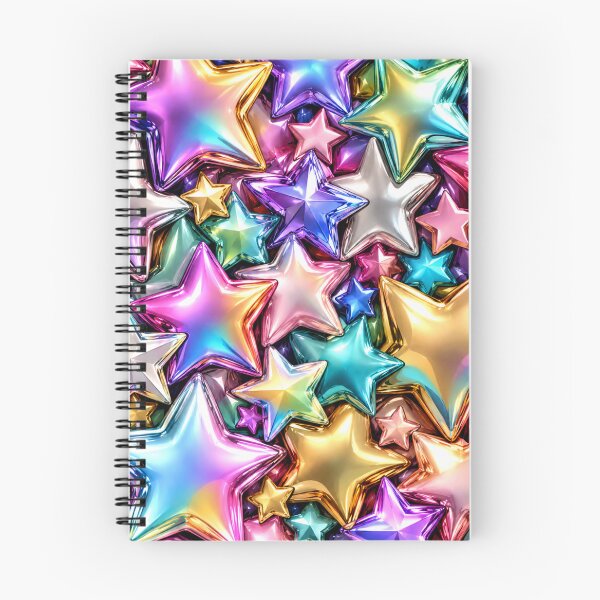 Item preview, Multicolor Metallic Stars designed and sold by Axokris.