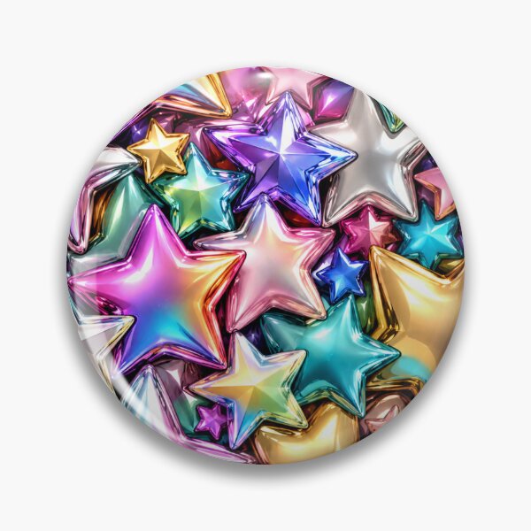 Item preview, Multicolor Metallic Stars designed and sold by Axokris.