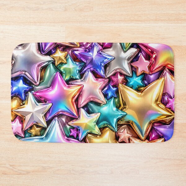 Item preview, Multicolor Metallic Stars designed and sold by Axokris.