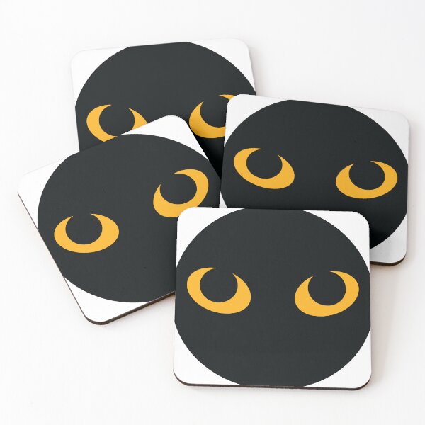 Item preview, Black Cat Yellow Eyes Stare Down Sticker Pin  designed and sold by Rolographics1.