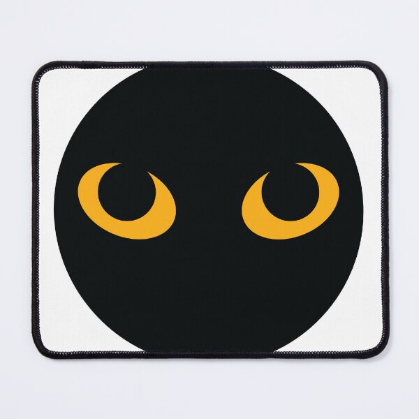 Item preview, Black Cat Yellow Eyes Stare Down Sticker Pin designed and sold by Rolographics1.