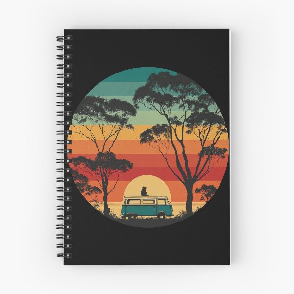 Item preview, Retro Sunset Koala Camper Australia designed and sold by D-Oles-Mercher.