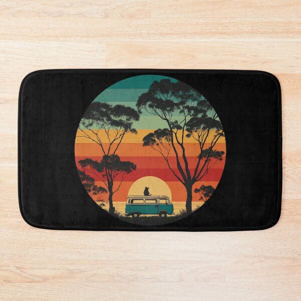 Item preview, Retro Sunset Koala Camper Australia designed and sold by D-Oles-Mercher.