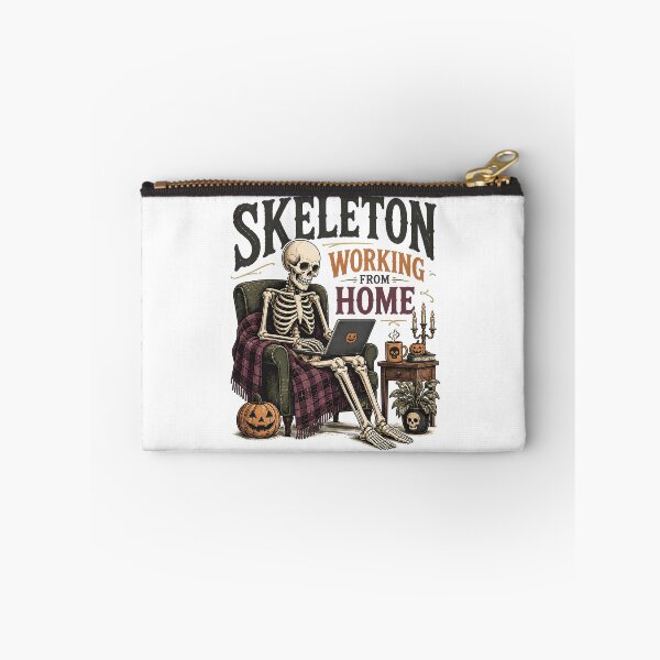 Item preview, Skeleton Working From Home designed and sold by RoyesButler.