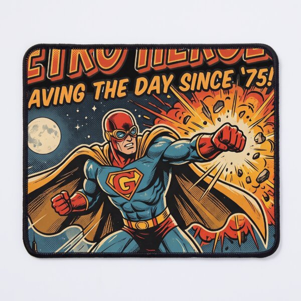 Item preview, Retro Heroes Saving The Day - Vintage Comic Book Cover designed and sold by rich-moda.