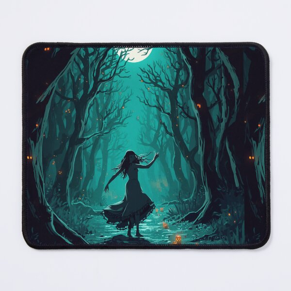 Item preview, Moonlit Forest Dancer – Halloween Witch Silhouette designed and sold by zmsl.