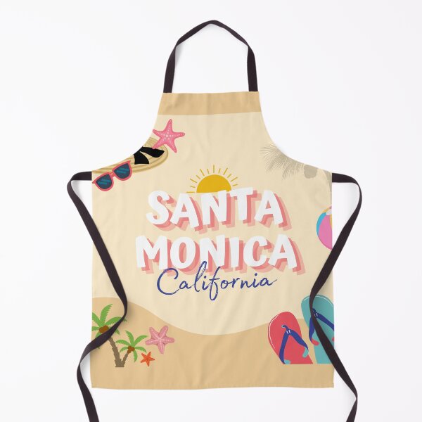 Item preview, Santa Monica California Retro Beach Design | Vacation Souvenir Art designed and sold by DonnaRaine.
