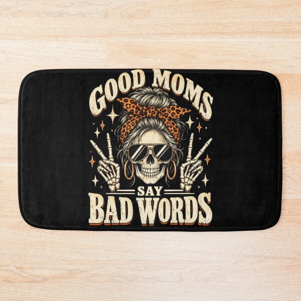 Item preview, good moms say bad words skull graphic tee for women designed and sold by anapldv.