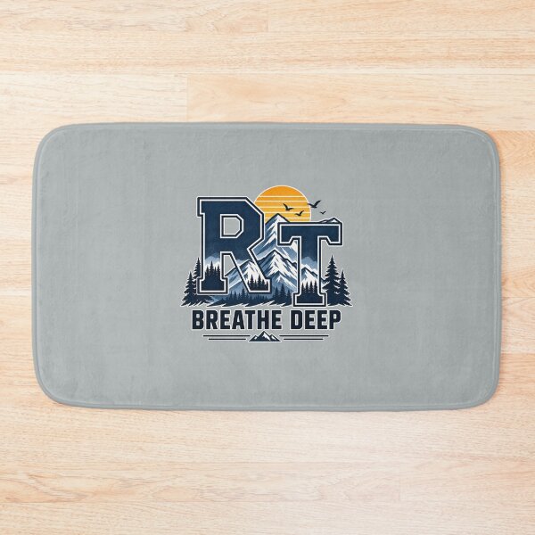 Item preview, Sunset RT Respiratory Therapist Mountain Breathe Deep designed and sold by ClinicalHubs.
