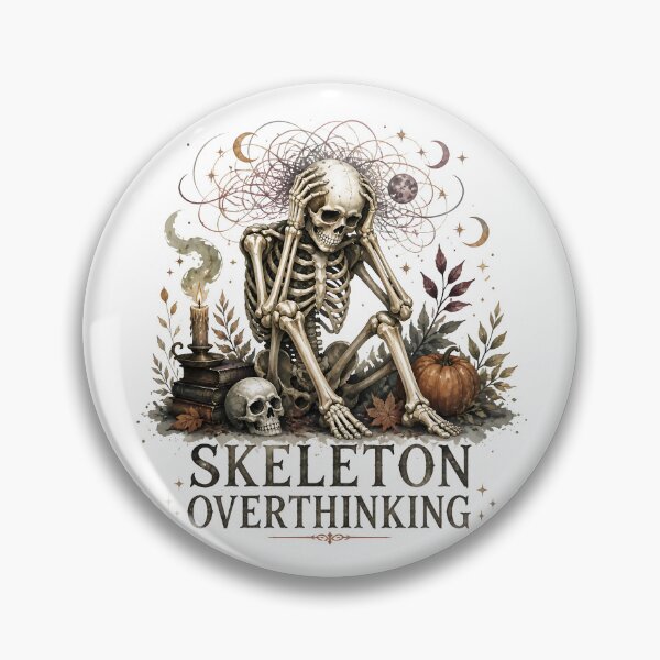 Item preview, Skeleton Overthinking designed and sold by RoyesButler.