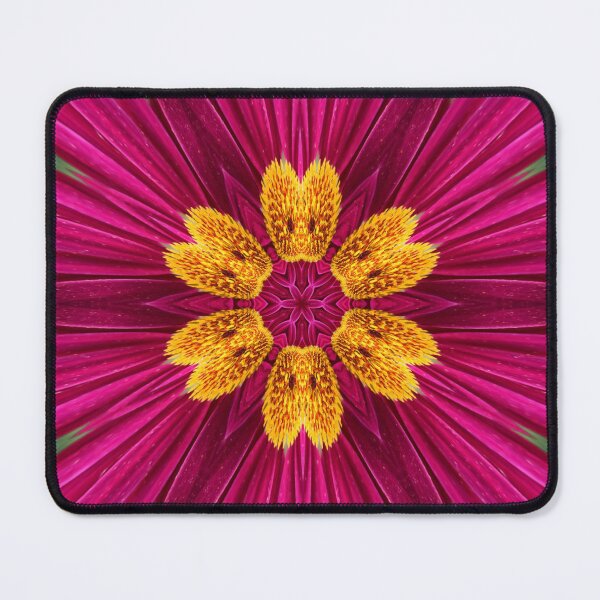 Item preview, Mandala of magenta and gold petals designed and sold by SilentBloomLab.