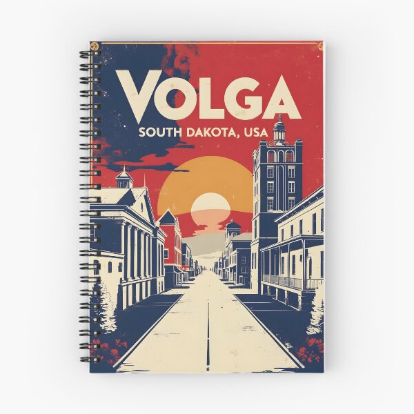 Item preview, Volga South Dakota Vintage Travel Tourism designed and sold by TravelersGems.