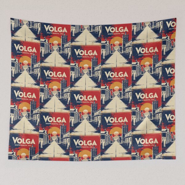 Item preview, Volga South Dakota Vintage Travel Tourism designed and sold by TravelersGems.